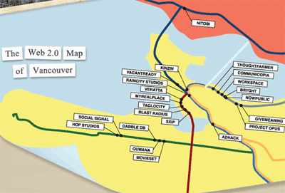 Vancouver Web 2.0 Map