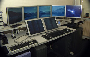 Impressive Desktop of Monitors